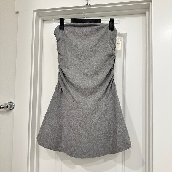 NWT OFFLINE By Aerie OG Sunlight Mini Dress in Dark Heather Gray Size Medium - Picture 5 of 9